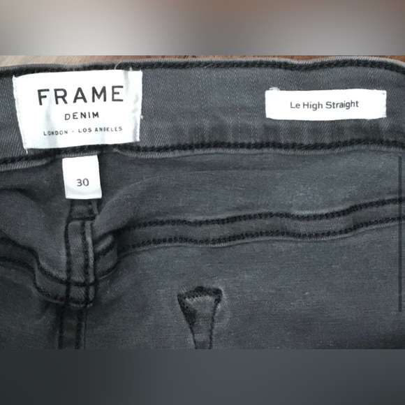 frame le high straight, grey, euc, size 30 - Picture 4 of 4